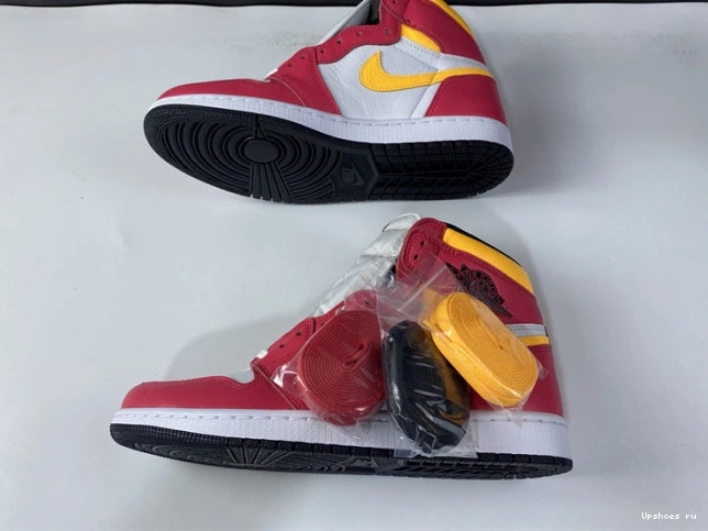 High Retro Jordan AIR Light Fusion Red OG 555088-603 1 0719